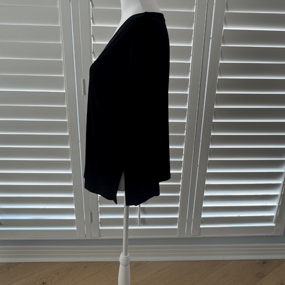 Banana Republic Long Sleeve Black V Neck Top Size Small - Picture 7 of 10